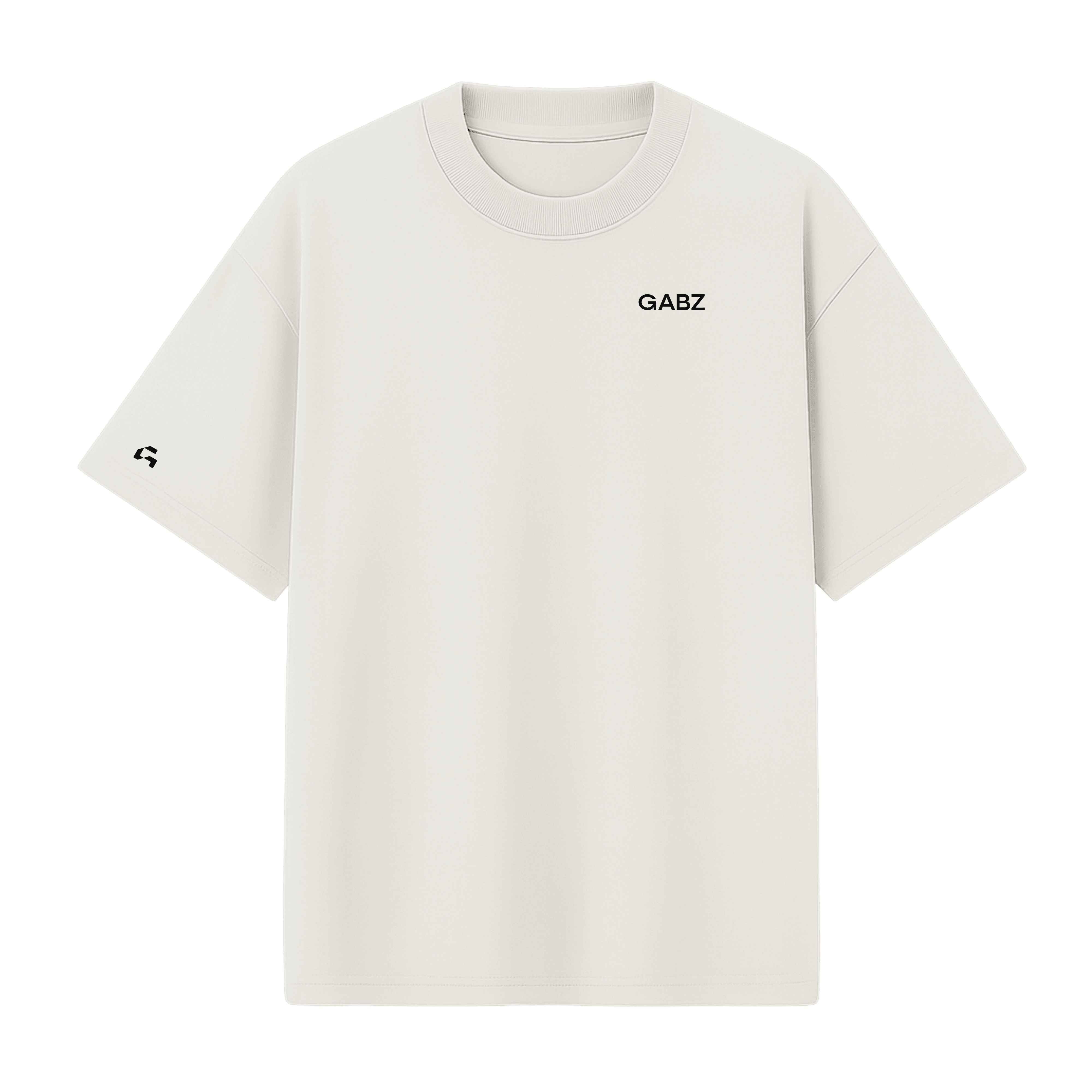 Woman in black jacket stand beside the white clothe