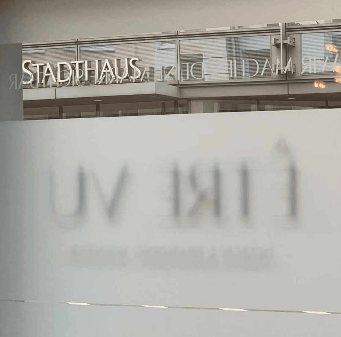 ilchglasfolie las Sichtschutz auf Fensterscheibe