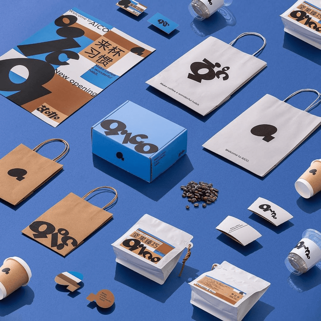 Example work of branding design