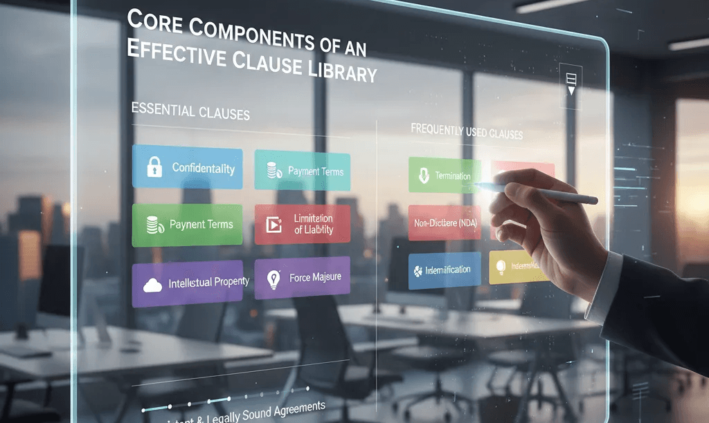 Core Components of an Effective Clause Library