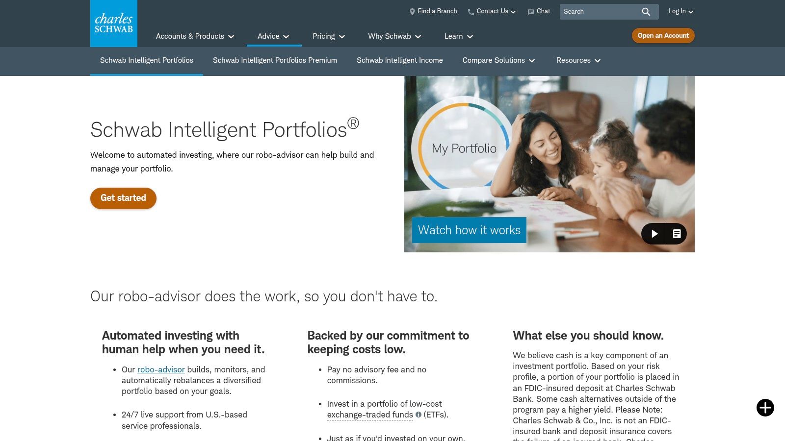 Schwab Intelligent Portfolios