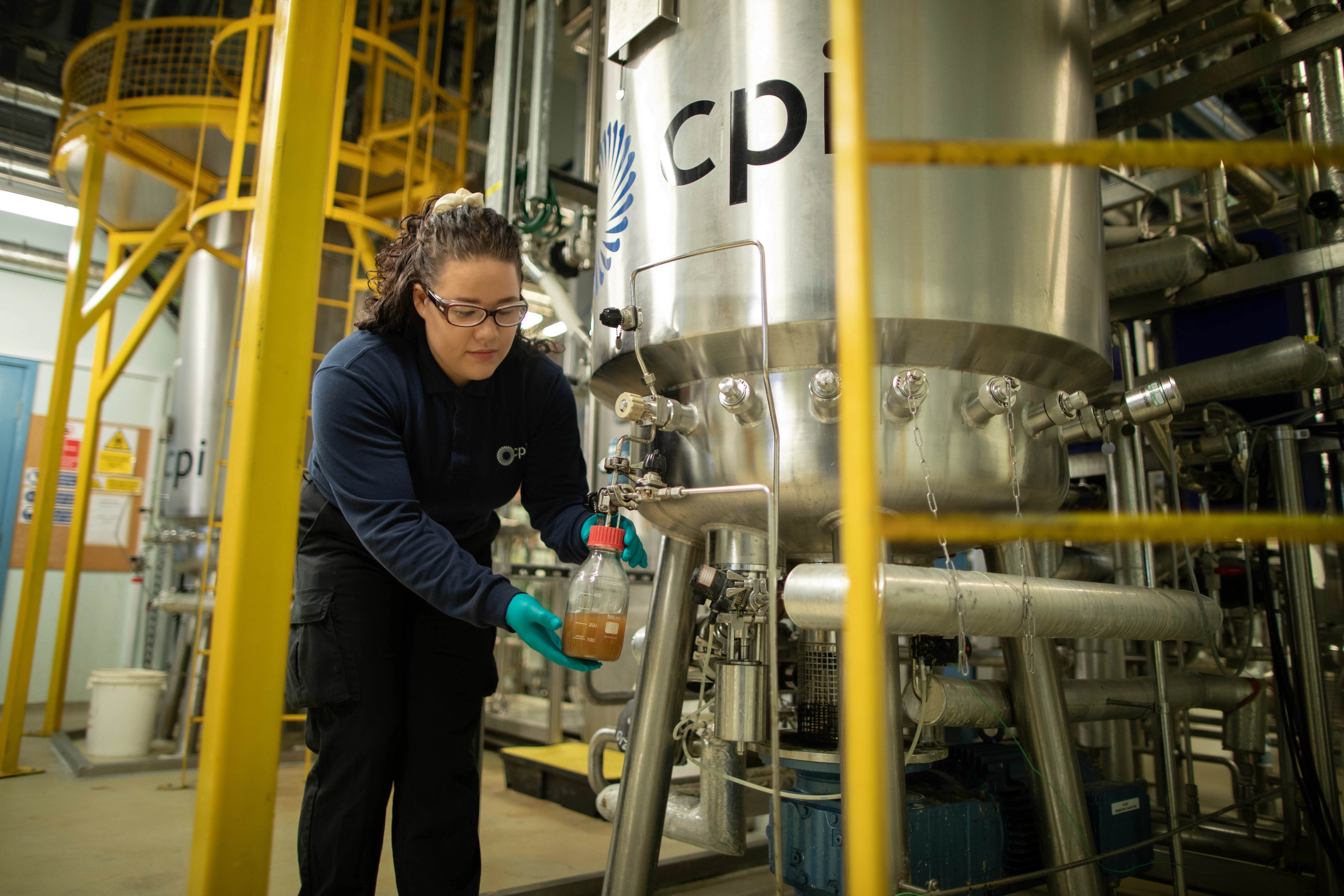A CPI expert at a fermentation plant.