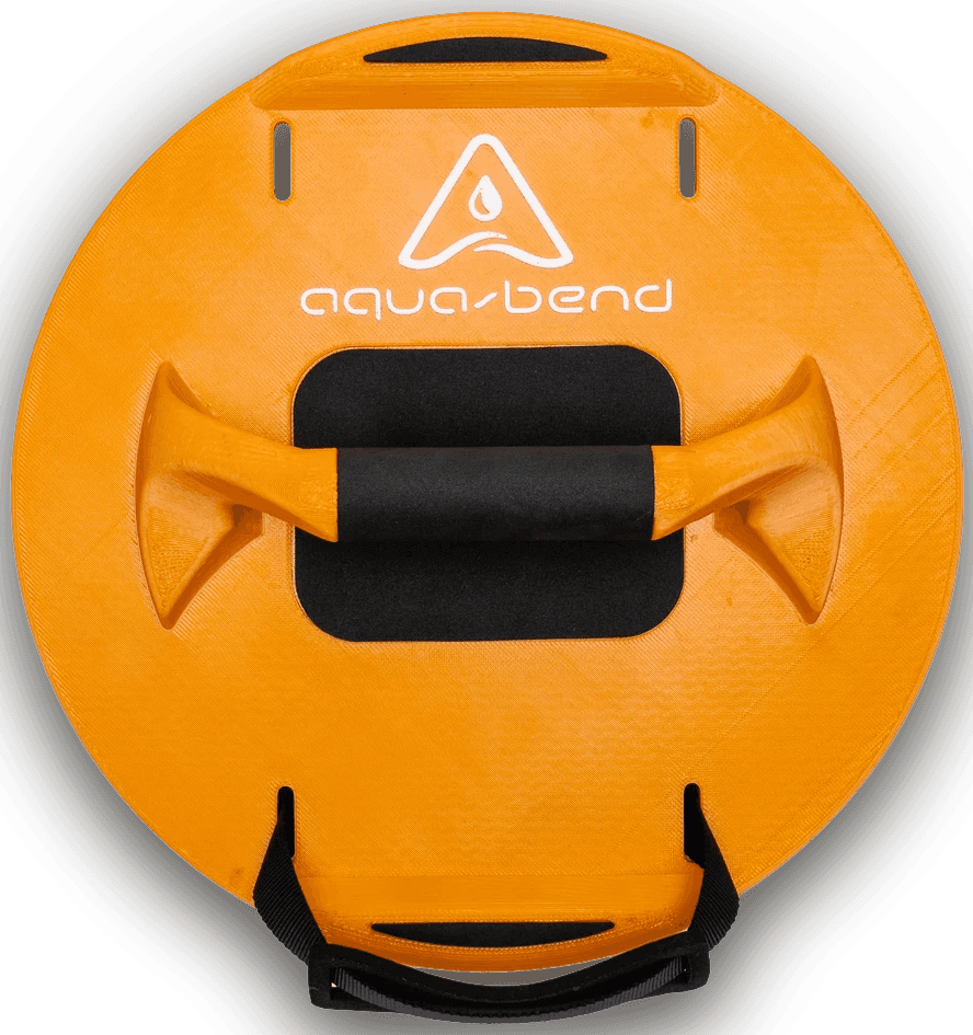 Aqua-Bend FLEX disc in orange, 295mm, high resistance Grip Edition