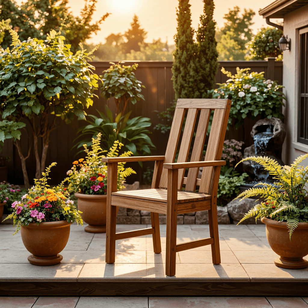 product photography of Outdoor Furniture