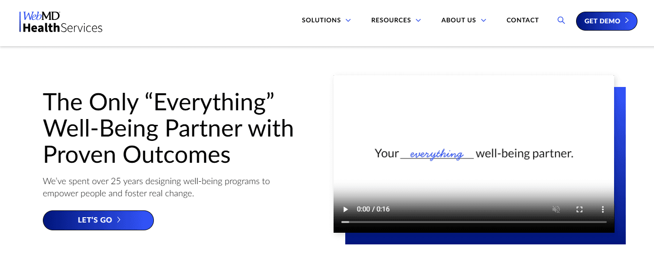 web md - Corporate Wellness Companies