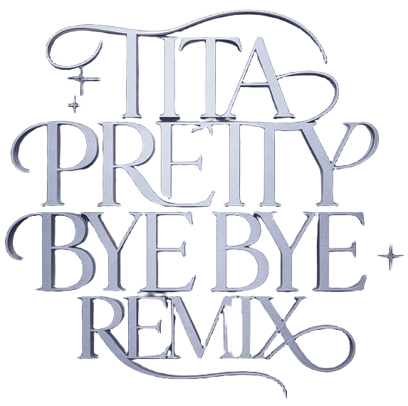 Logo typo Tita pretty bye bye remix Kadeus