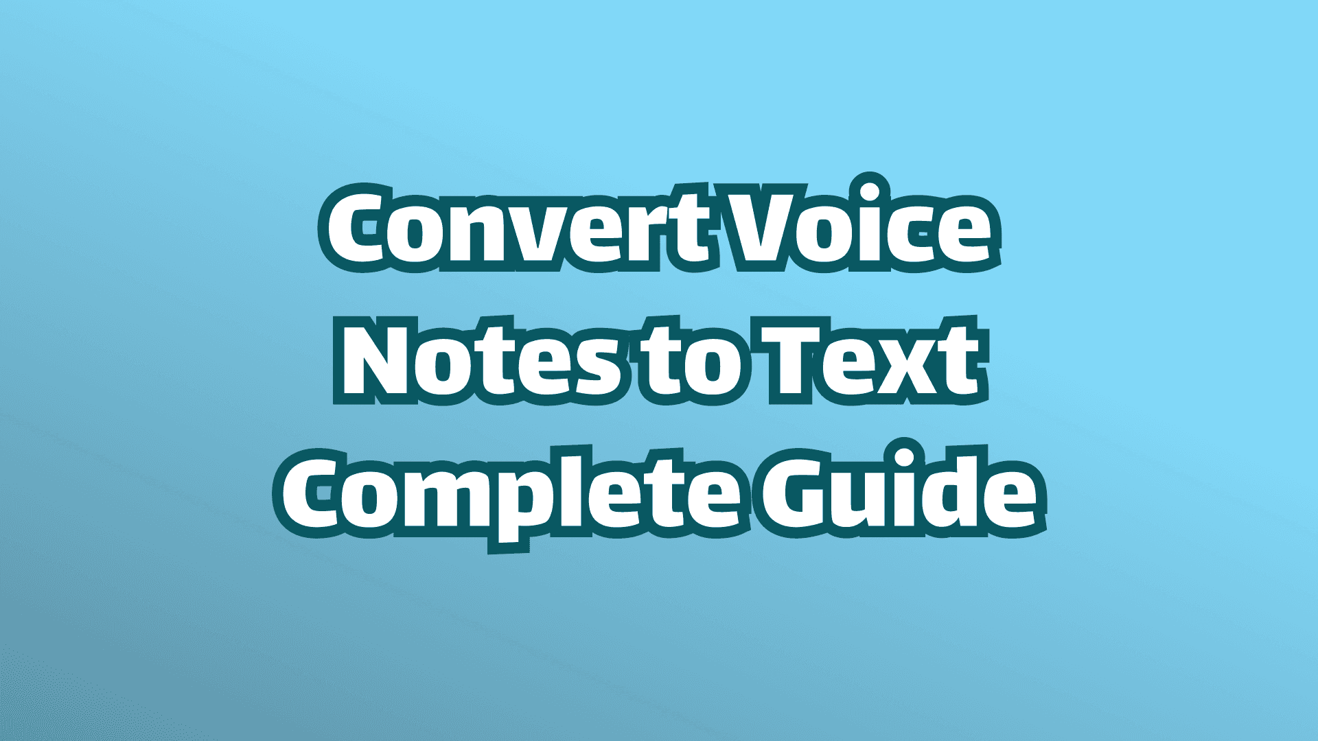 カバー画像：音声メモを文字起こしする方法：完全ガイド