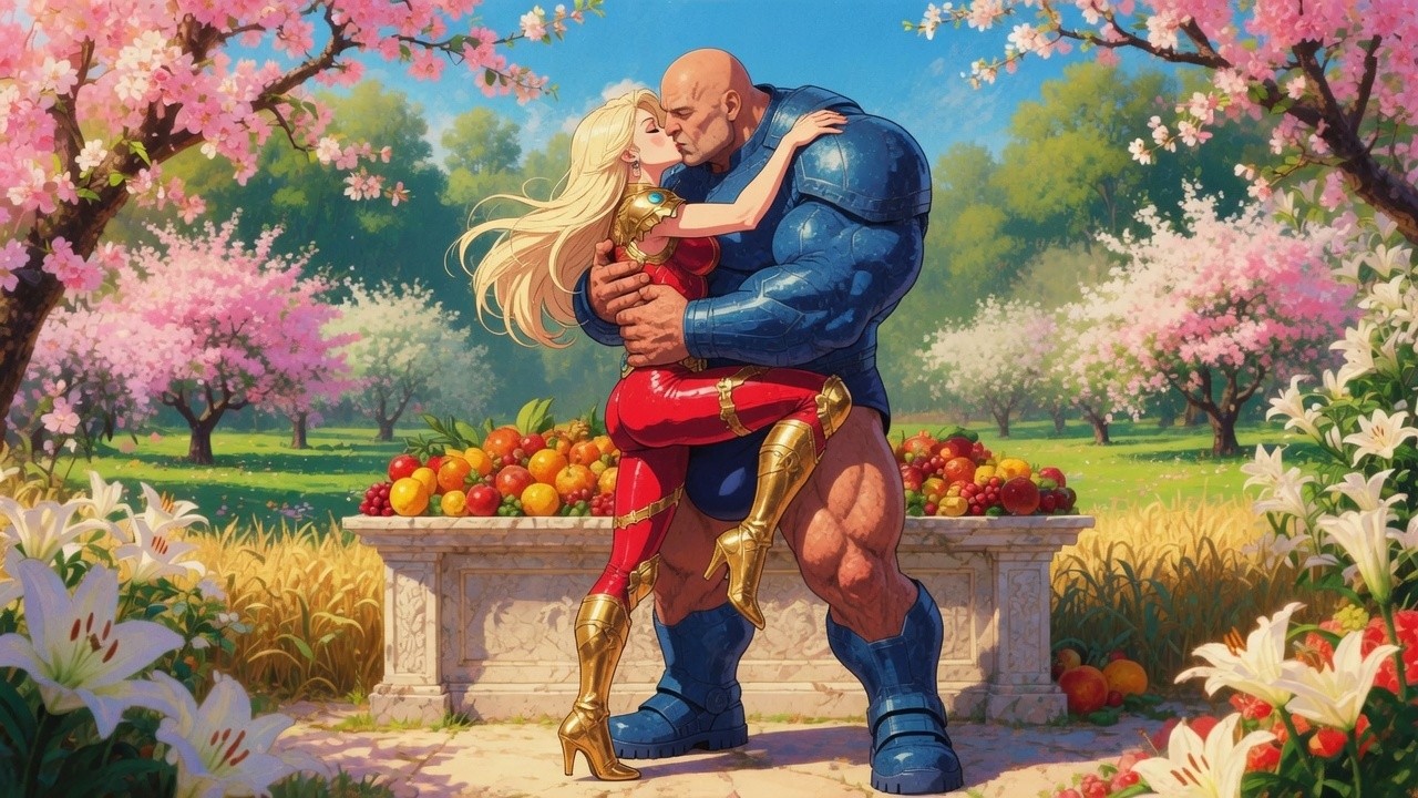 the kiss in the orchard