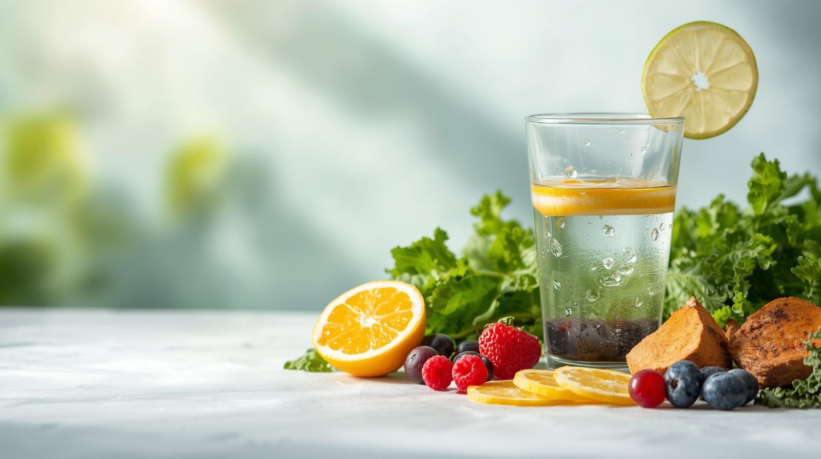 Man dressed in dark casual wear sitting alone in a stadium’s empty rows of purple chairs, lit by dramatic moody lighting.