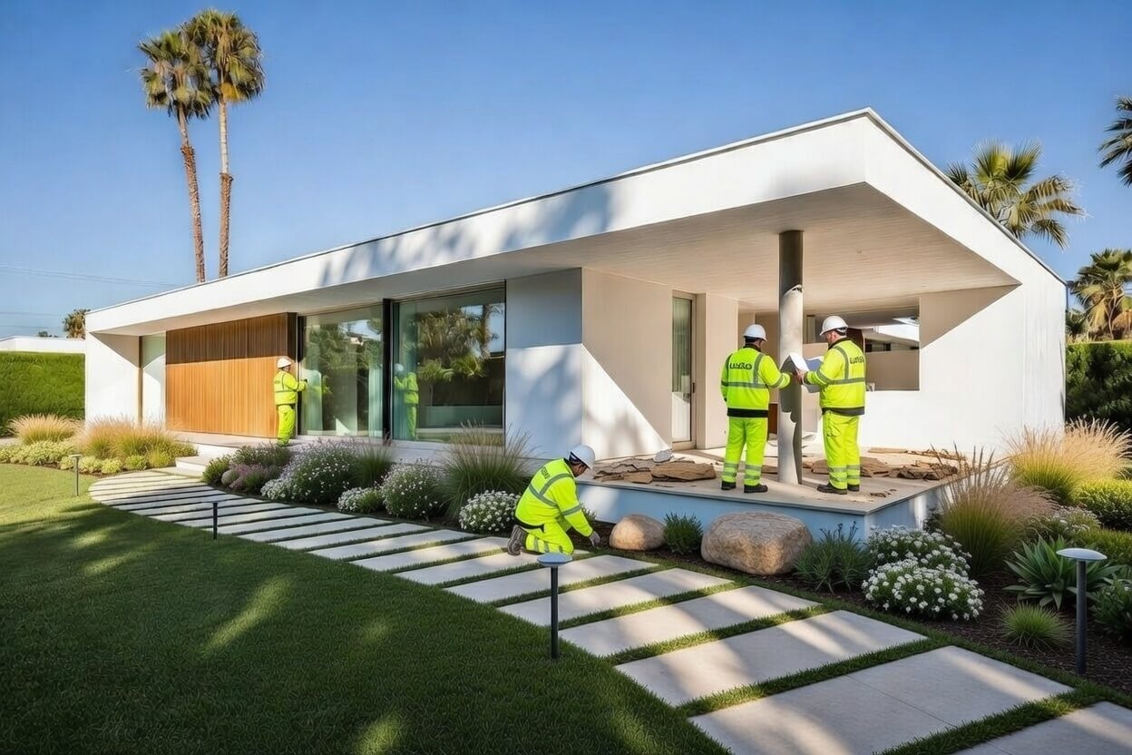 Outdoor Driveway Access & Pathway Transformation