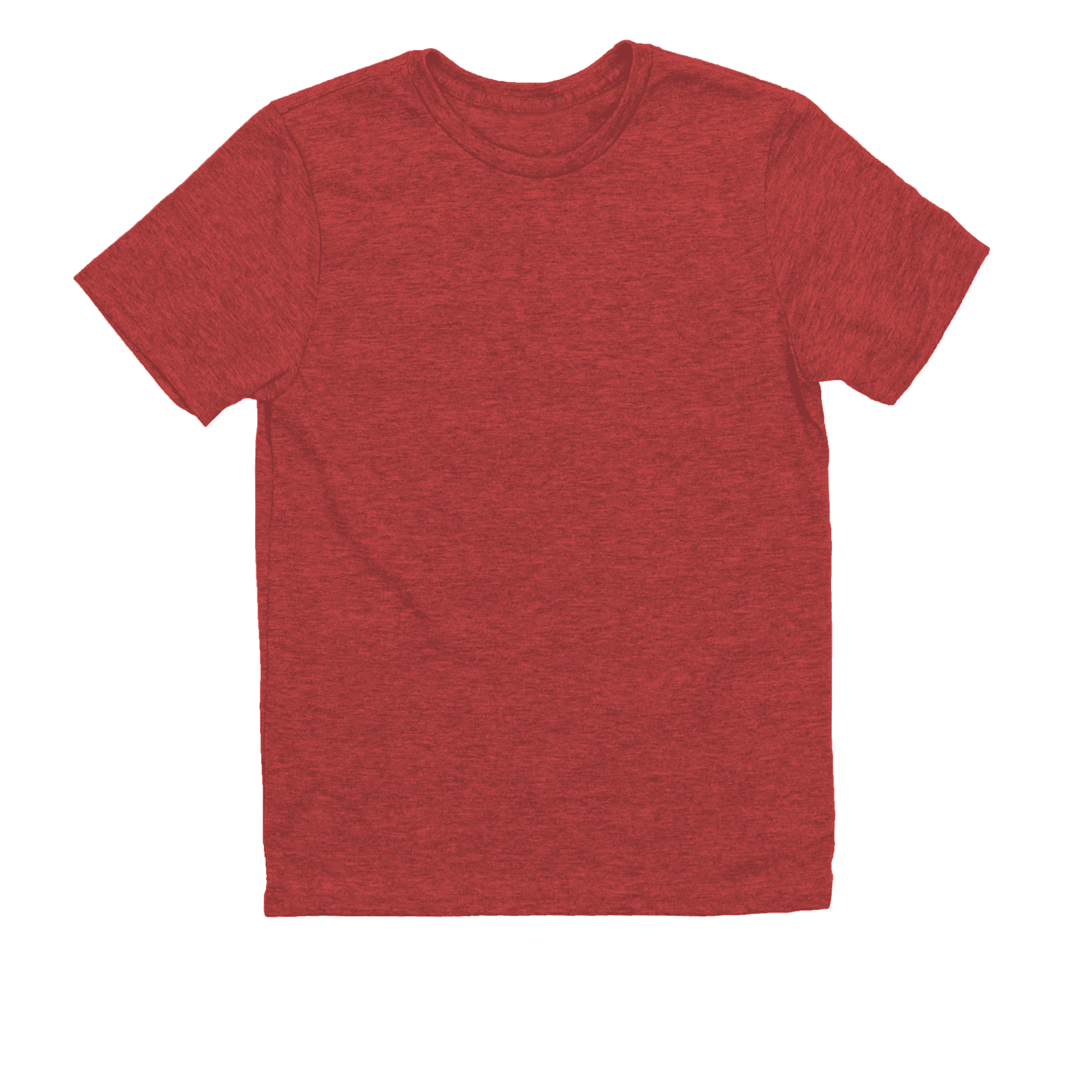 A vibrant heather red Allmade Youth Eco Triblend Tee.