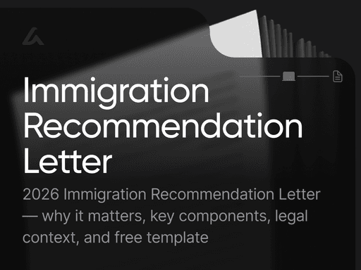 Immigration Recommendation Letter