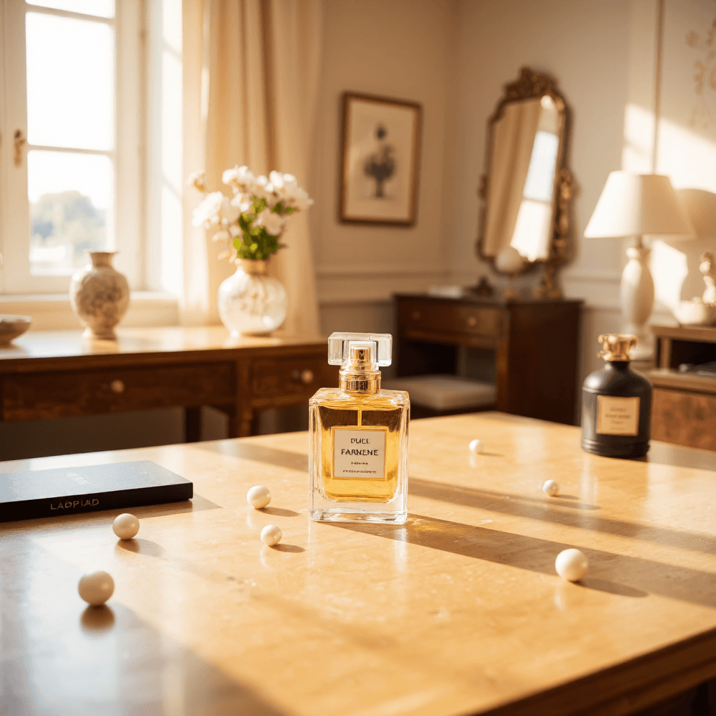 product photography of women's perfume bottle