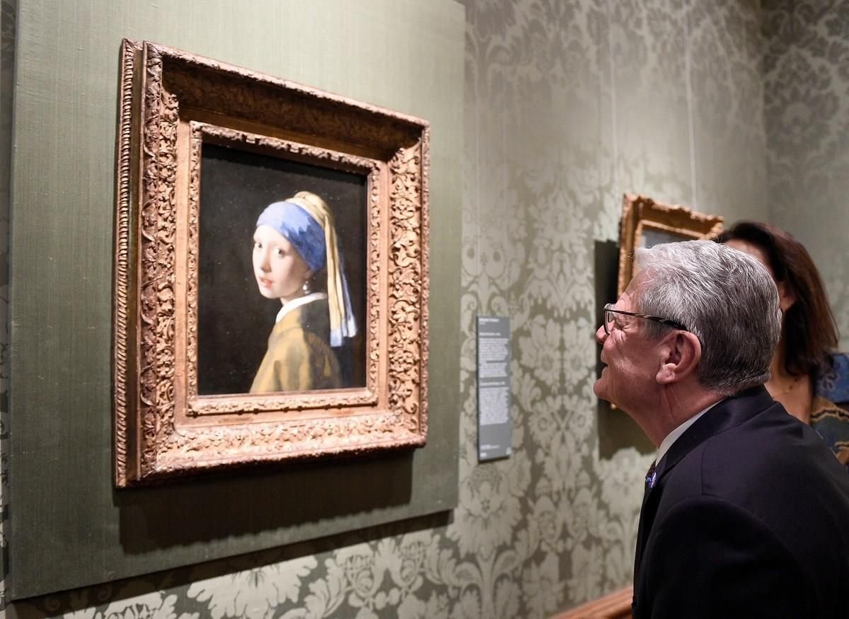 Johannes Vermeers Mädchen im Original