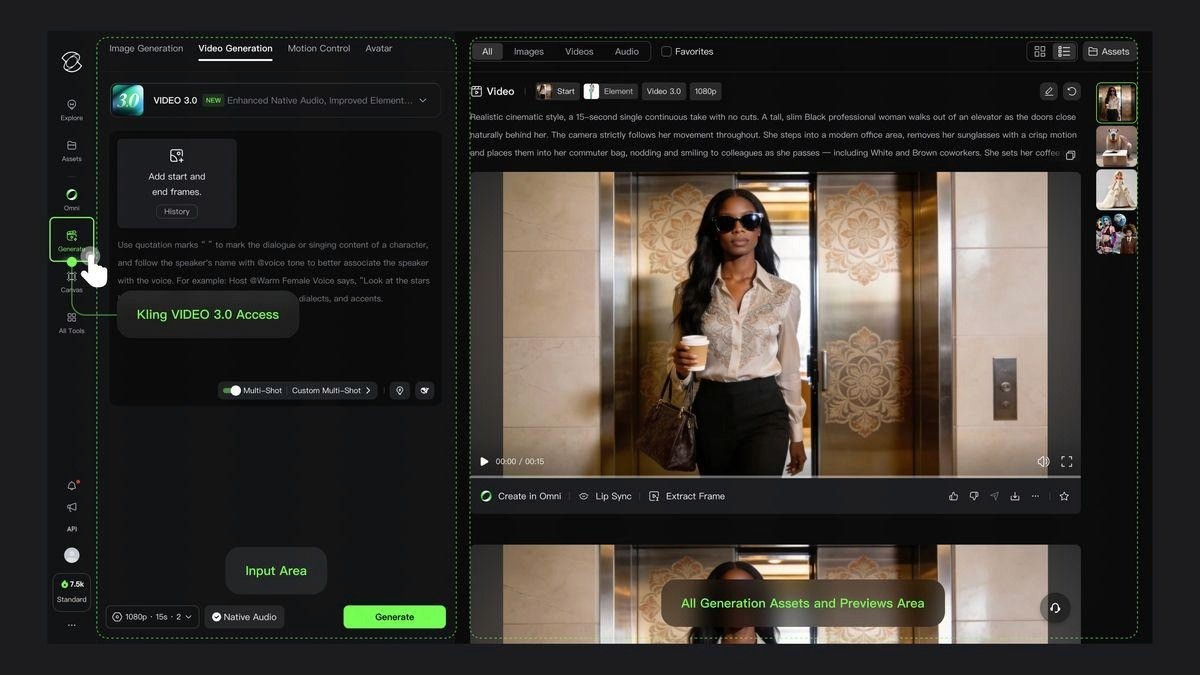 Kling VIDEO 3.0 Model User Guide