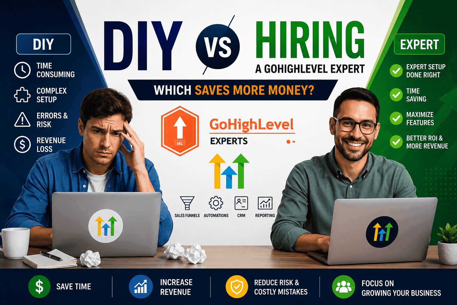DIY vs Hiring a GoHighLevel Expert: