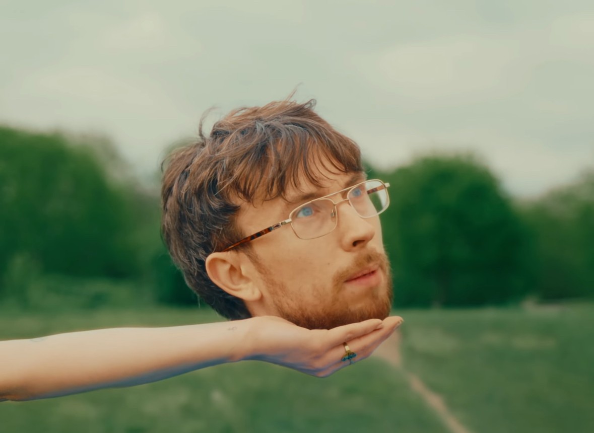 a woman wearing headphone