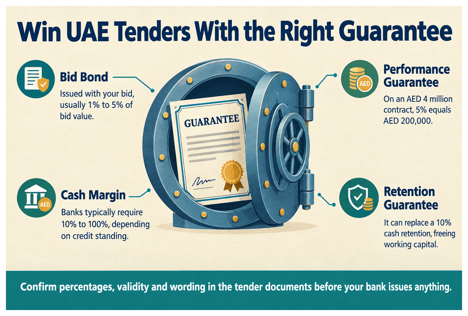 Infographic: Bank Guarantee Requirements for UAE Government Tenders