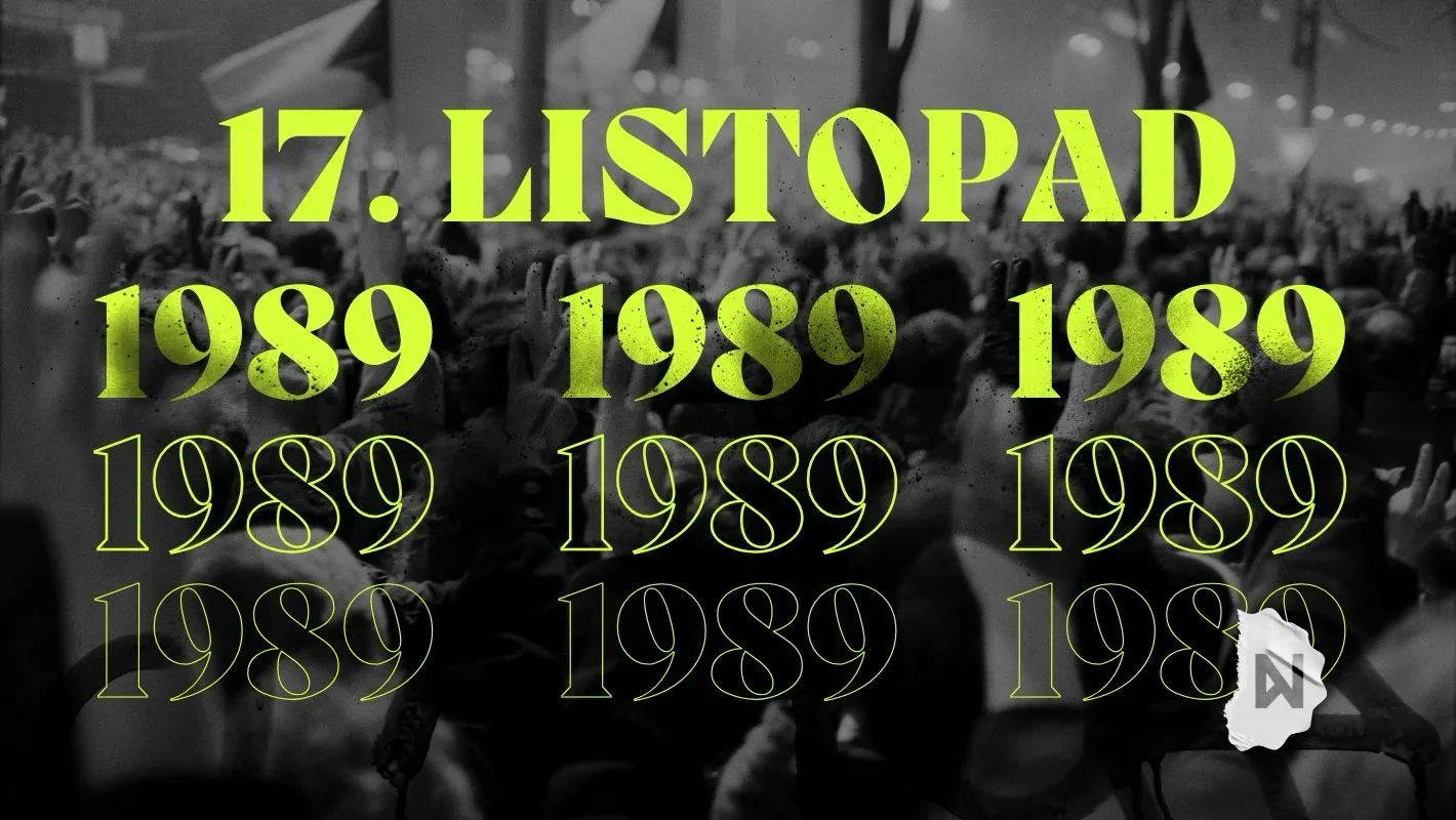 17. listopad 1989, Sametová revoluce, grafika 1989, plakáty 89, vizuální kultura, Občanské fórum logo, nexusmag