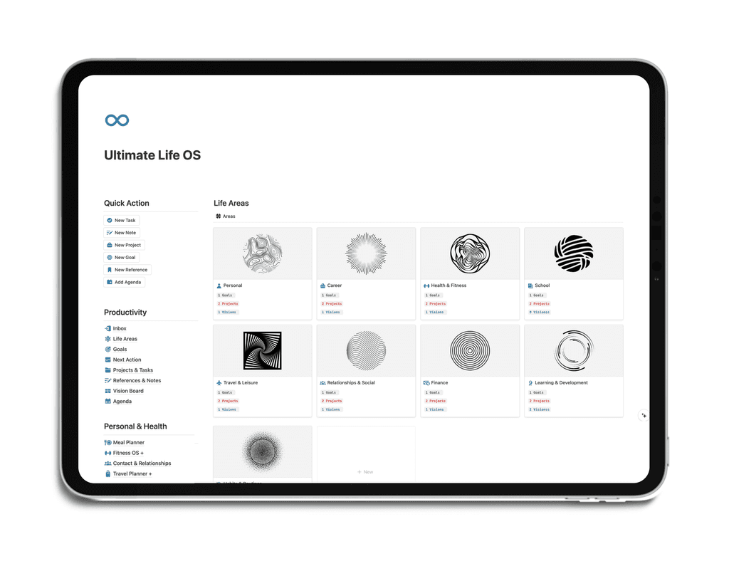 Ultimate Life with the All-in-One Notion Template:Manage your entire life inside of Notion