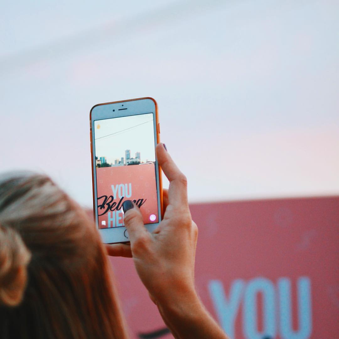 a person standing in front of a building
