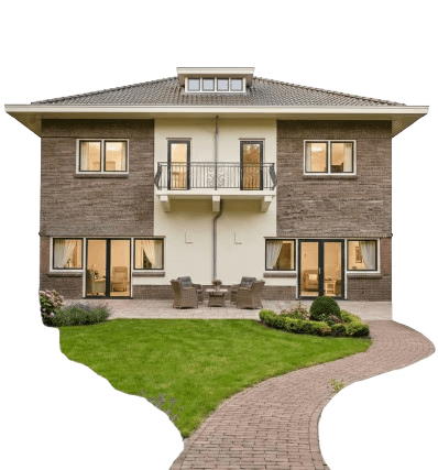 modern sculptural building with curved wooden exterior