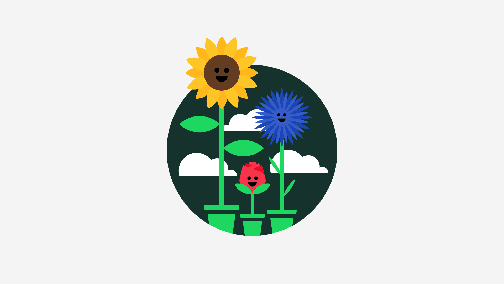 Flowerpots Illustration