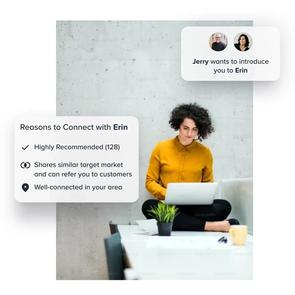 Alignable connects business owners through introductions and referrals