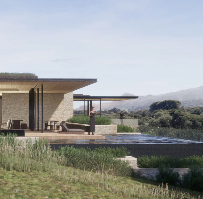 Man in apron stands in rustic kitchen, hands dusted with flour.