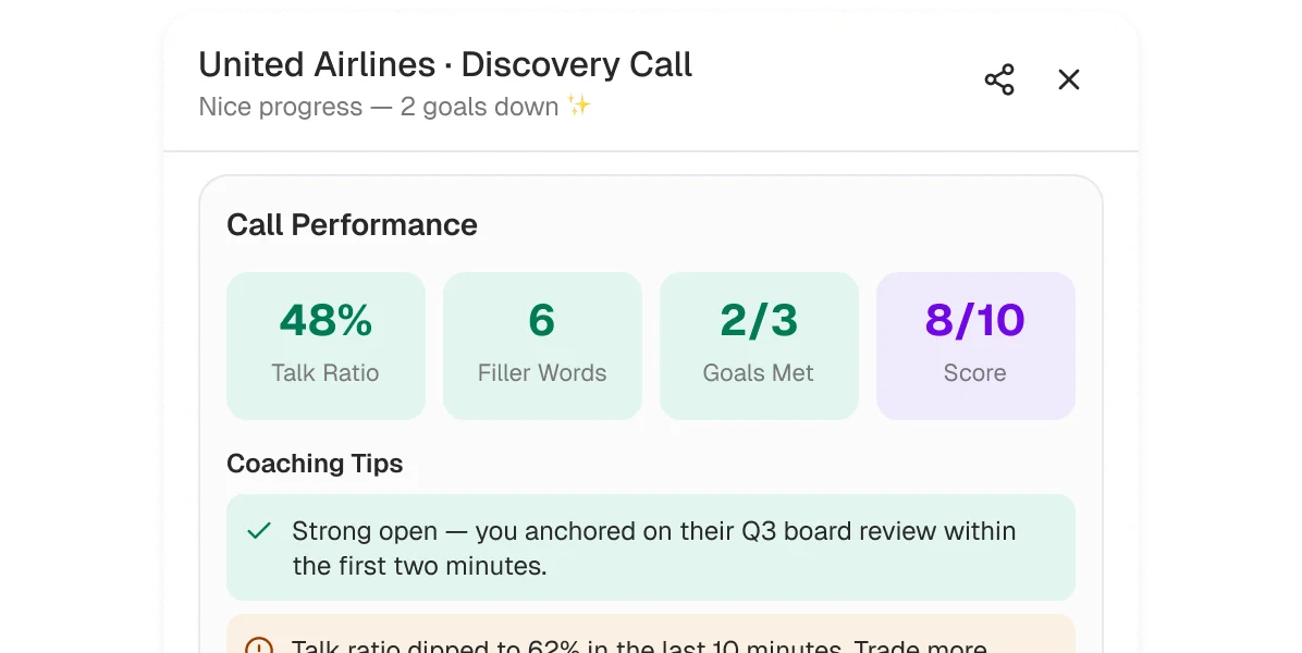 Buzz sidekick call summary
