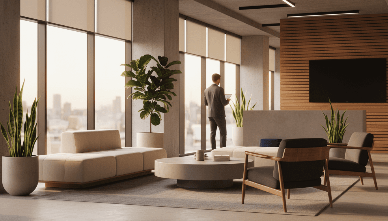 Two people shaking hands in an office after a successfully completed background check