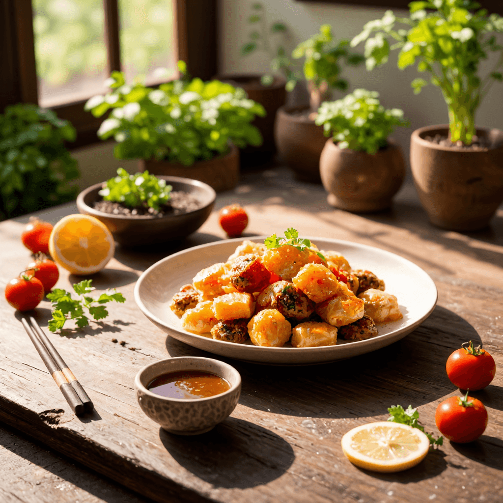 product photography of Gourmet Food Item