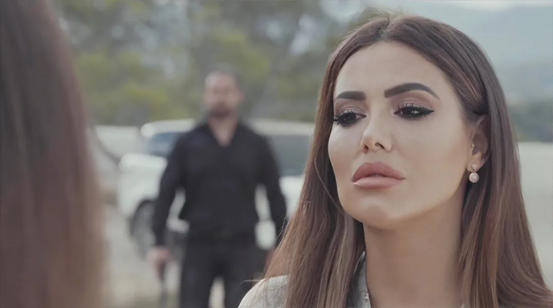 a black female model