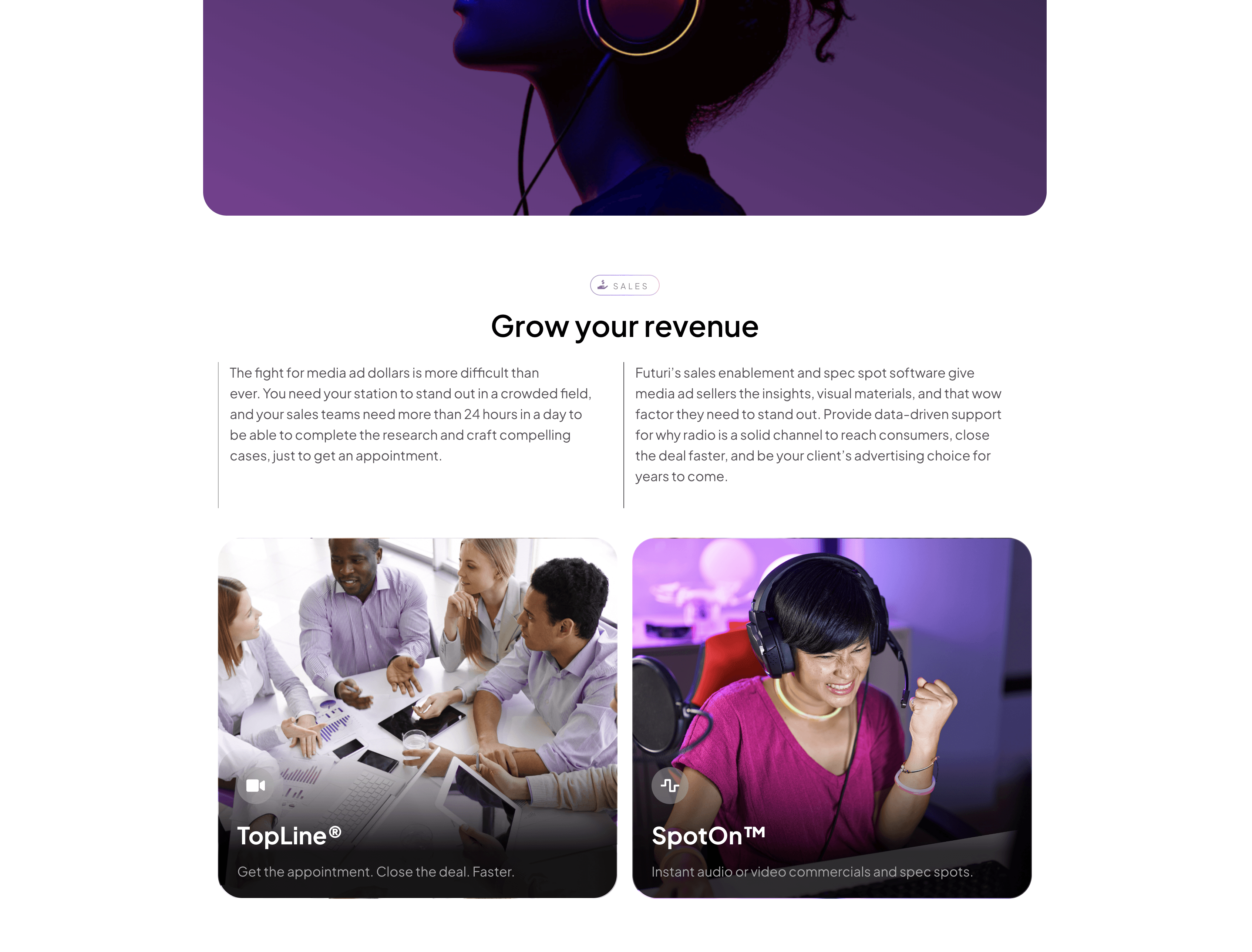 Futuri media website