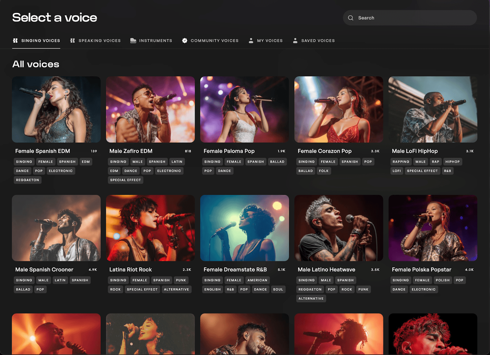 Kits royalty-free voice library