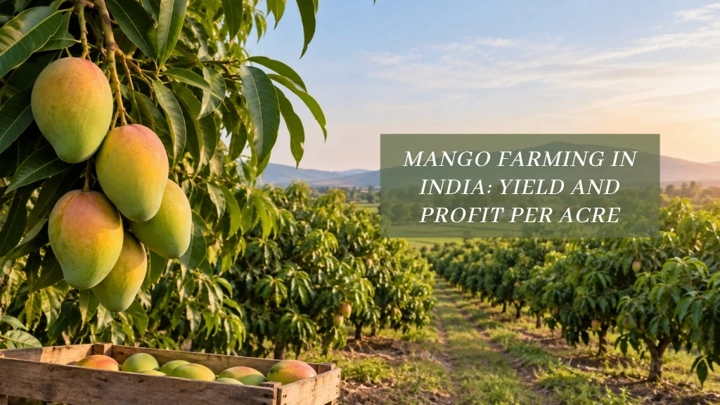 Mango farming in India: Yield and profit per acre