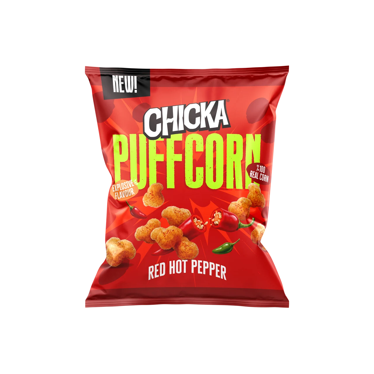 Pack: Puffcorn, Red Hot Pepper
