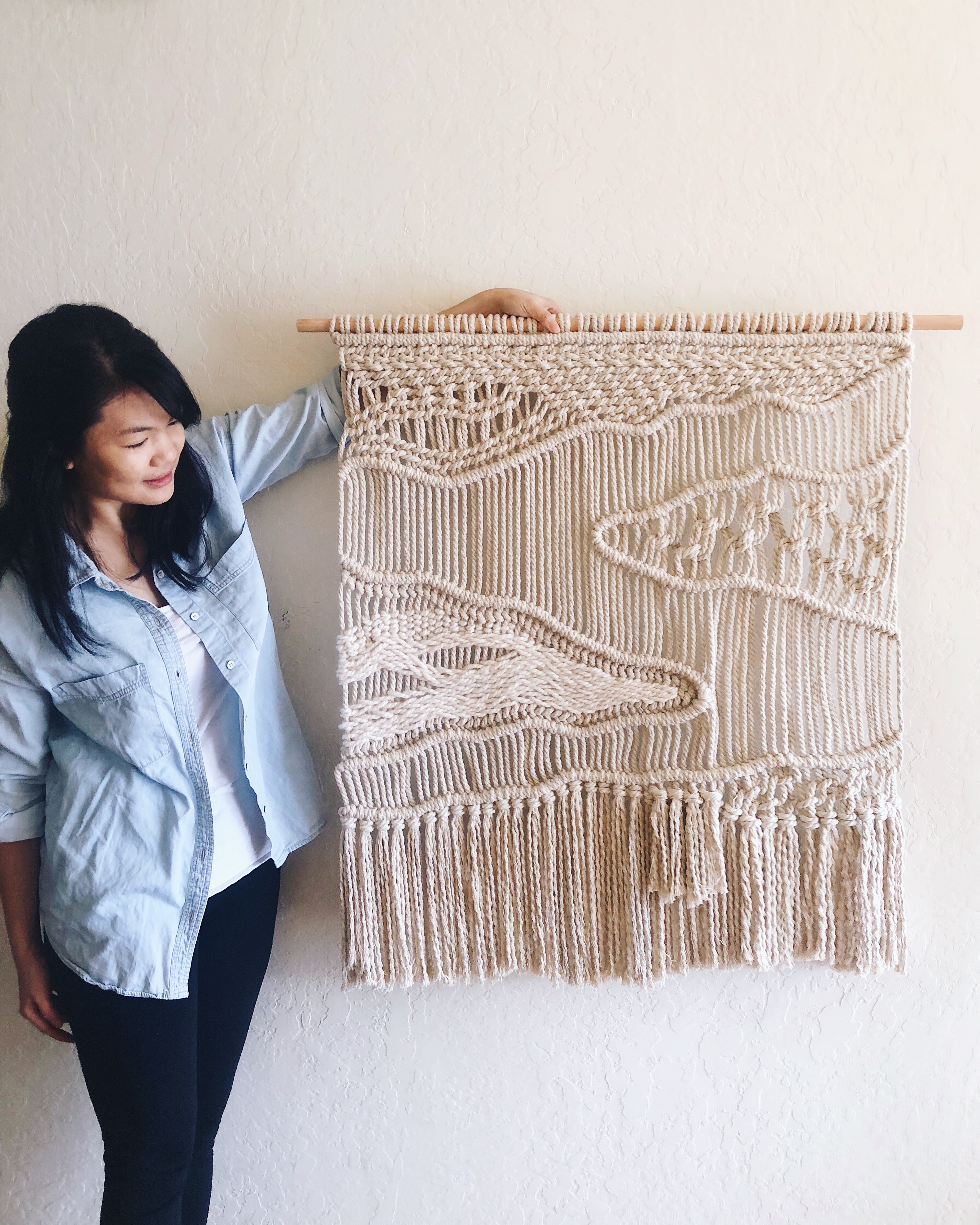 Woman with color palette