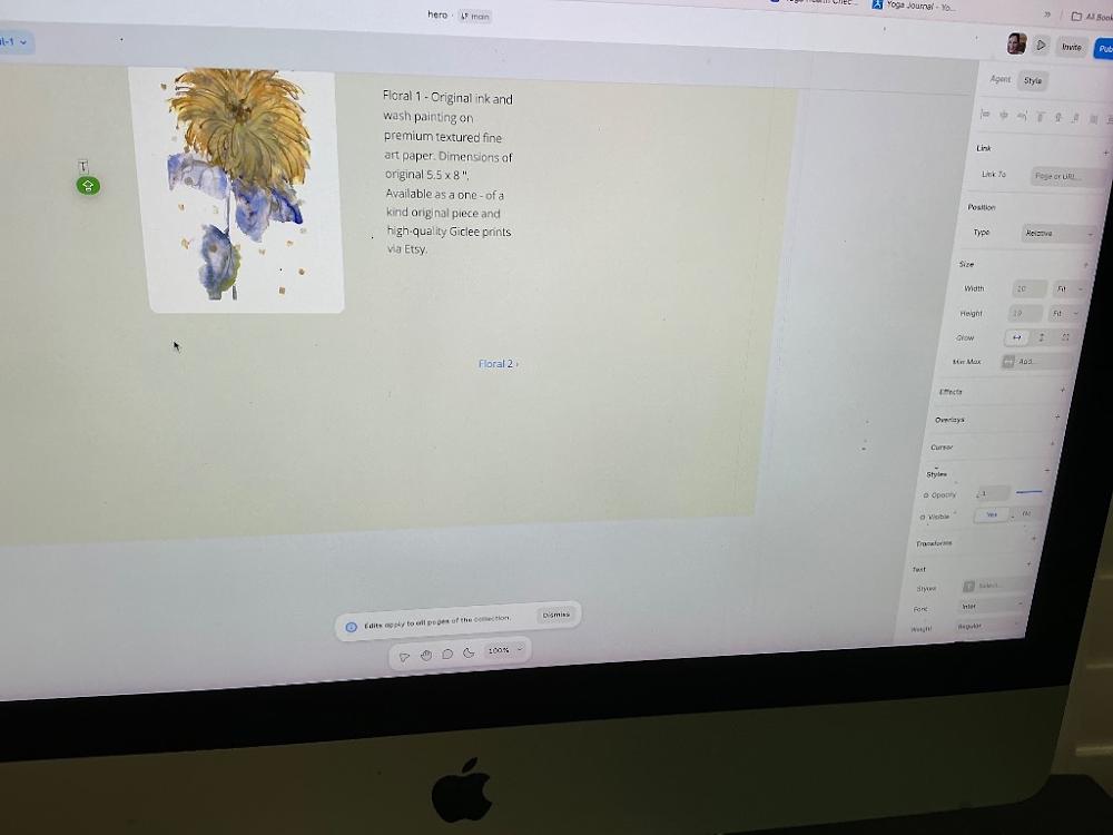 Visually searched image