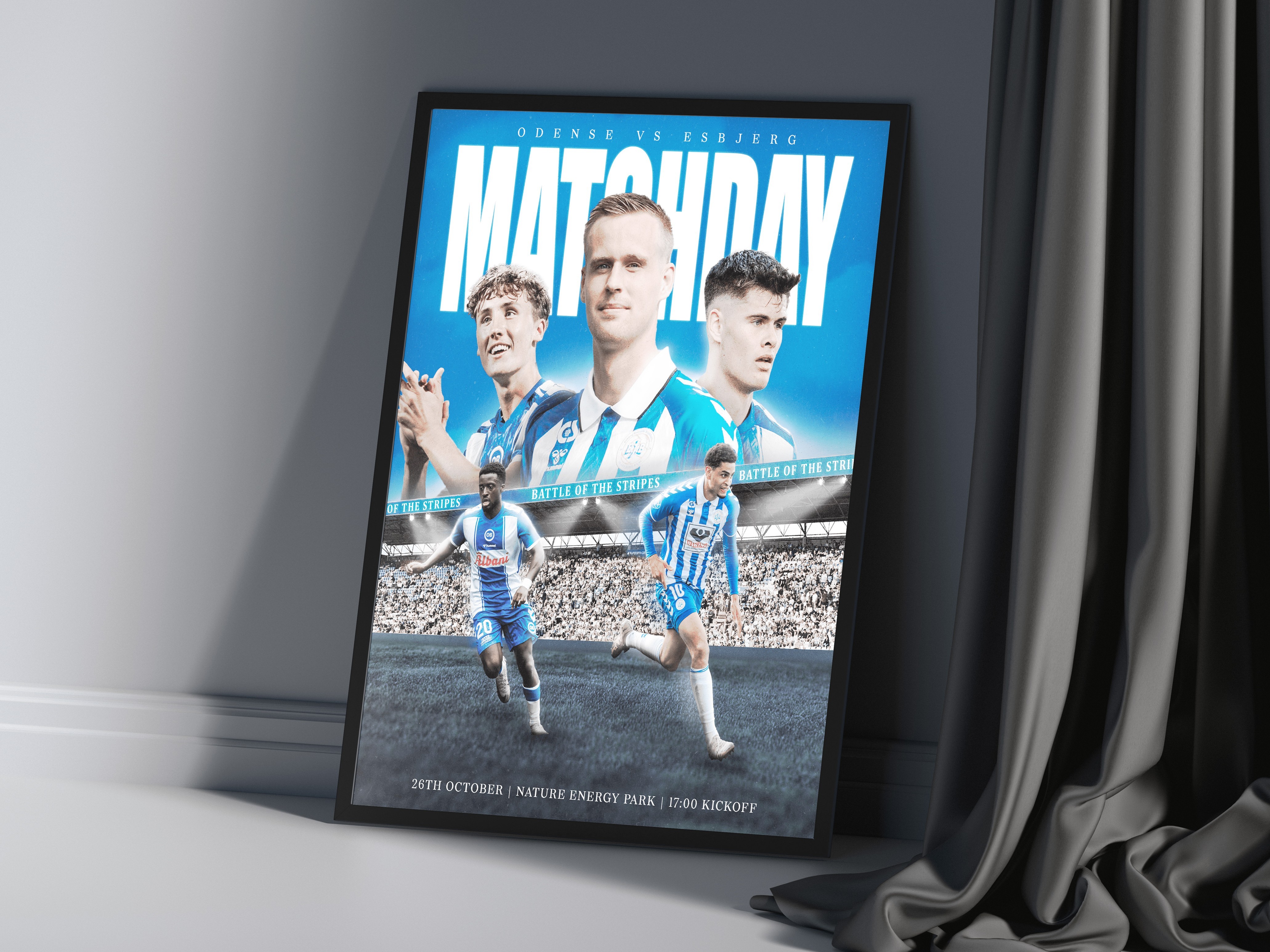 battle of the stripes poster