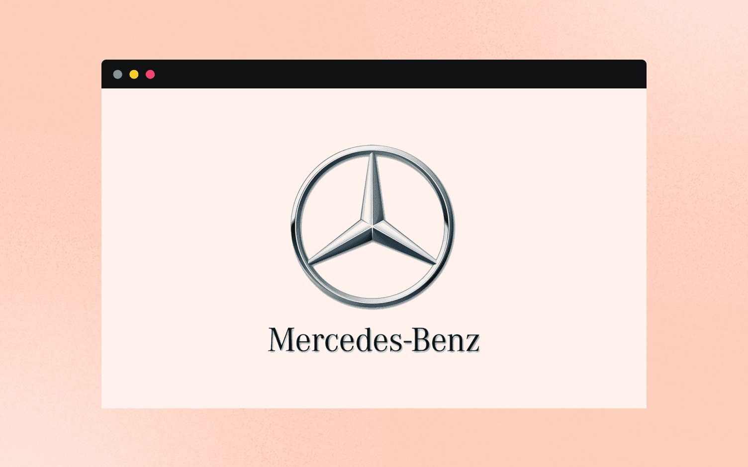 Mercedes Benz brand logo