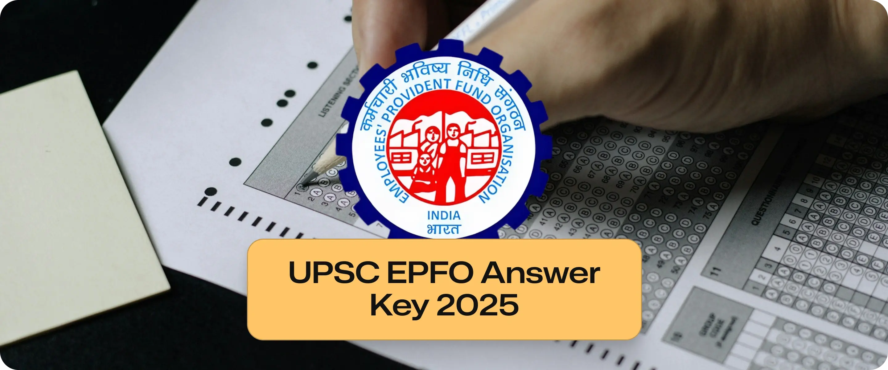 UPSC EPFO Answer Key 2025
