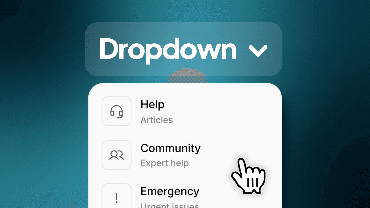 Dropdowns in Framer