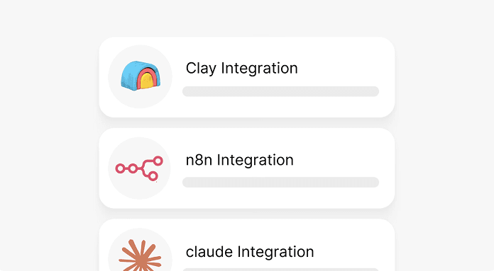 Integration performance stats for Nuvio, Klyra, and Veltix with percentage changes.