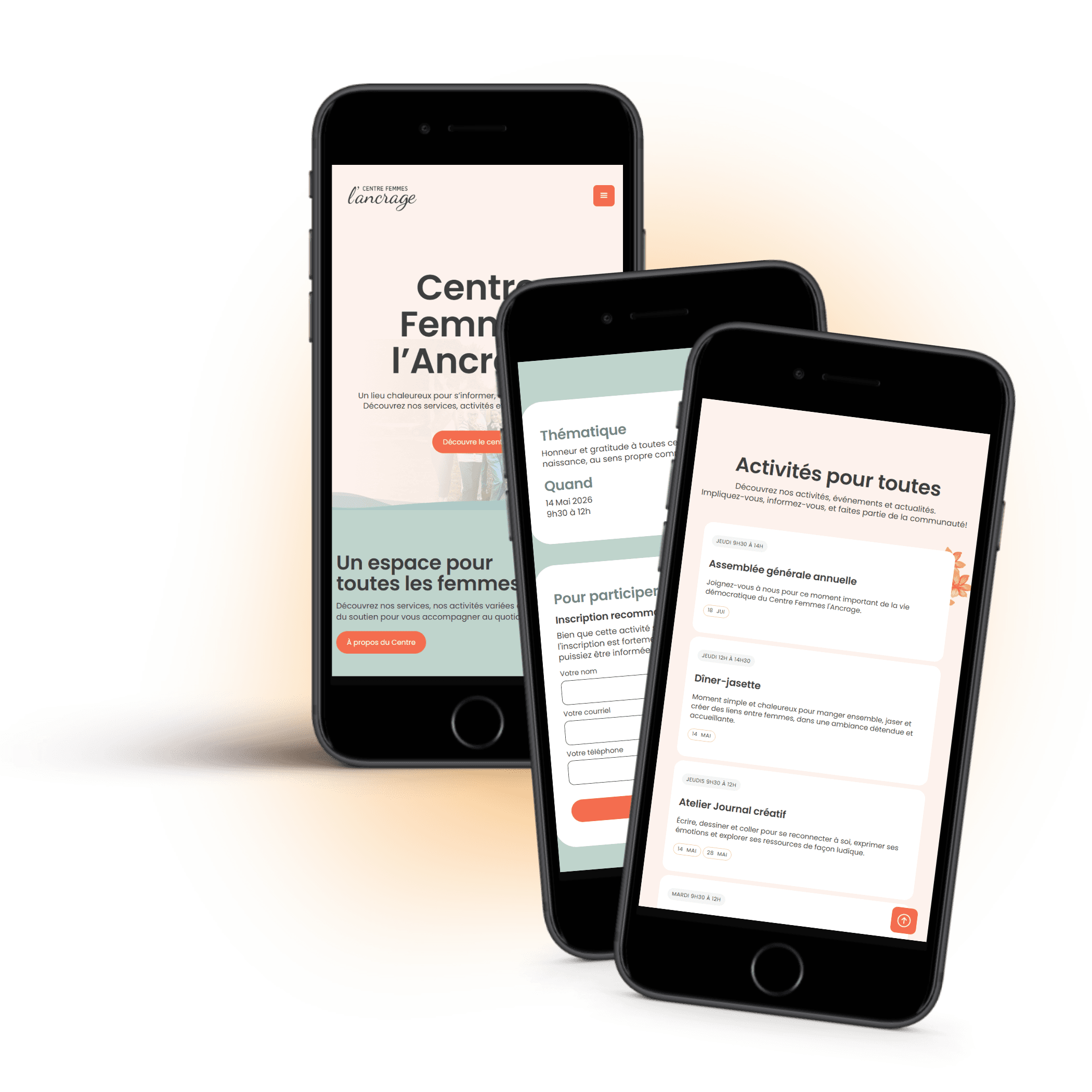 Site web Centre Femmes l'Ancrage