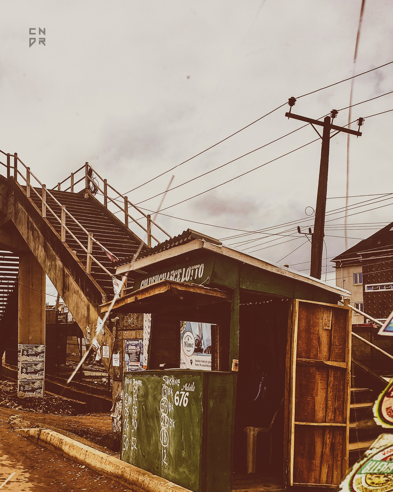 Riding a bicycle with V sign