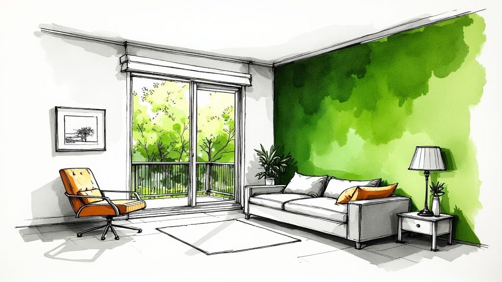 The lush greenery and open-air courtyards of Khoo Teck Puat Hospital in Singapore, a prime example of biophilic design.