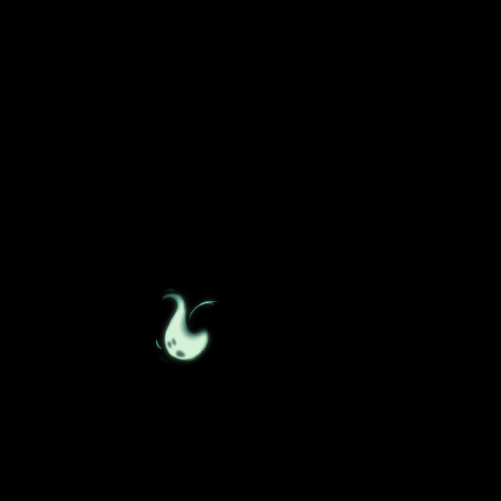 7. Frame of a hand-drawn ghost animation