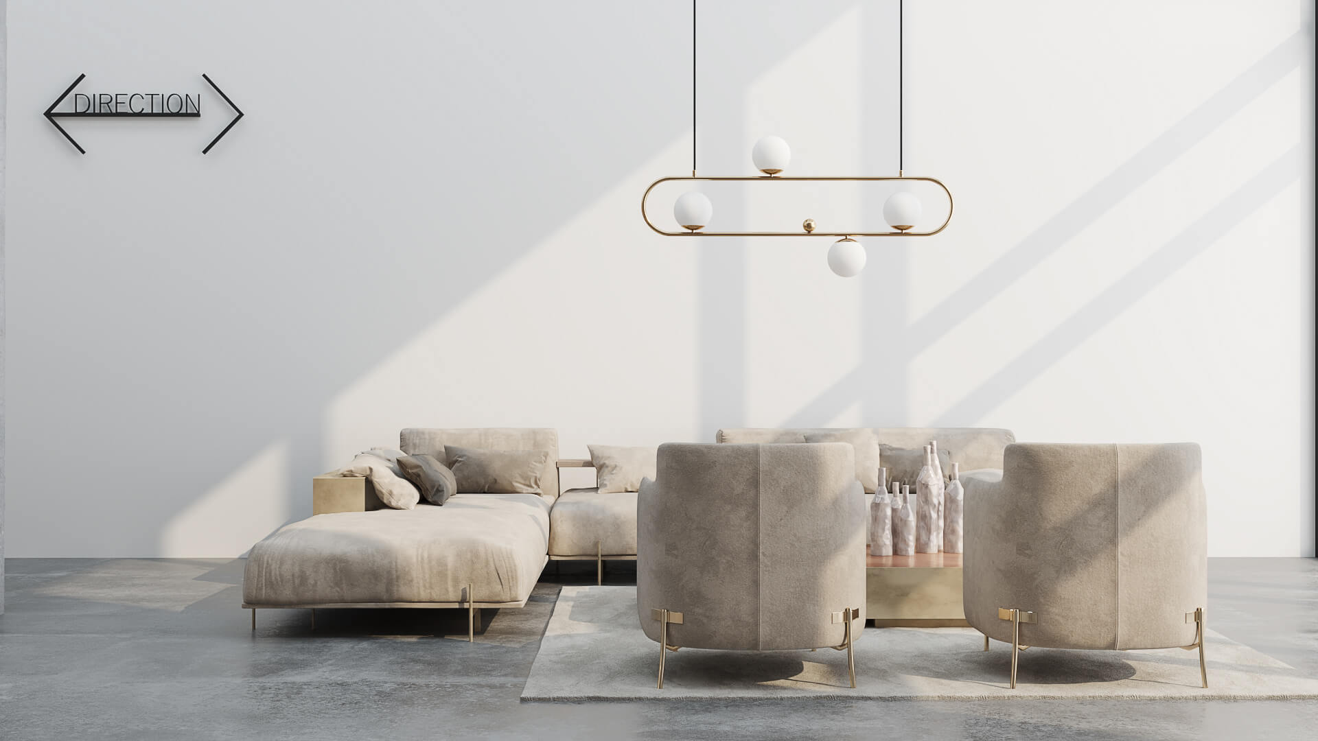 Contemporary Building Lobby – commercial interior design in Manhattan, NY by ImPERFECTION DESIGN