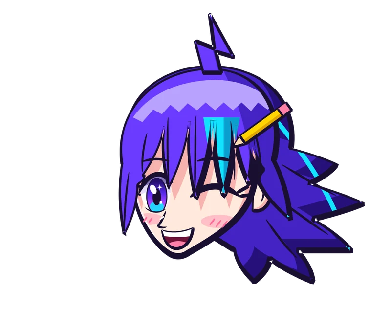 Aki winking